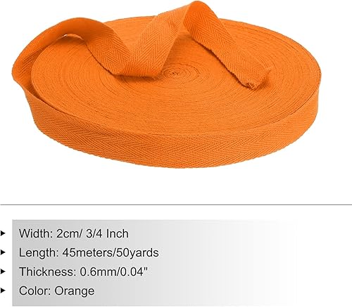 Vista 170 de PATIKIL Cinta de sarga de algodón de 3/4 pulgadas, 10 yardas, cinta de encuadernación al bies, cinta de espiga para costura, envoltura de regalos