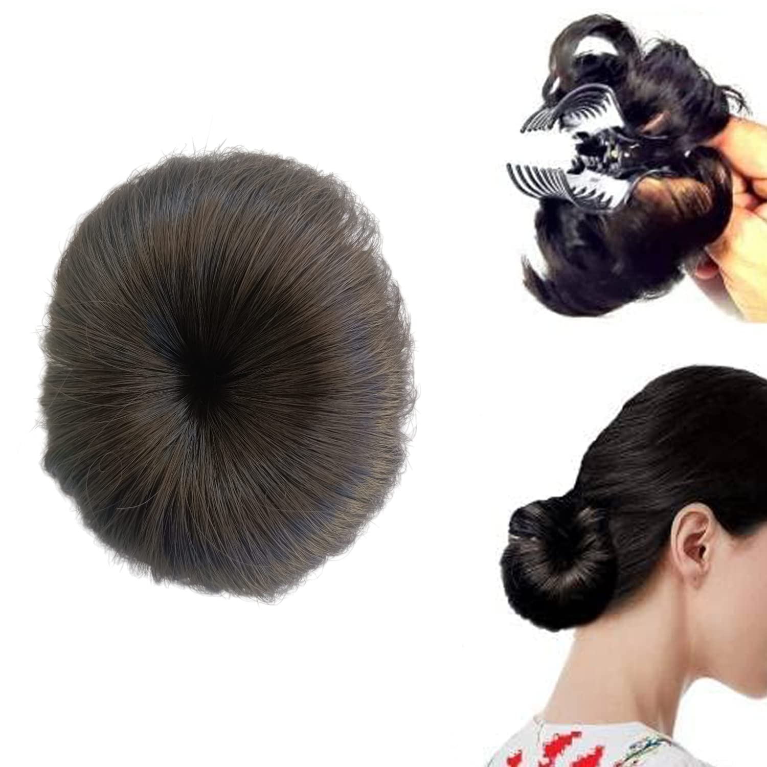 Artificial Juda Hair Bun with Clutcher Hair Accessories Hair Extension