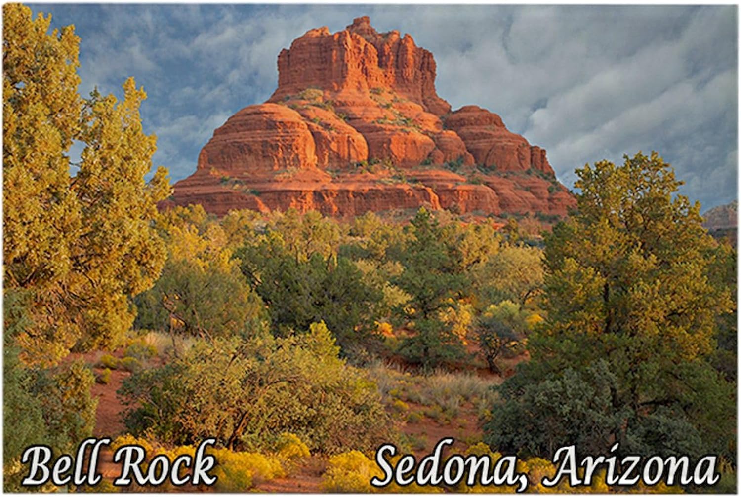 CafePress Bell Rock, Sedona, AZ Rectangle Magnet, 3"x2" Refrigerator Magnet
