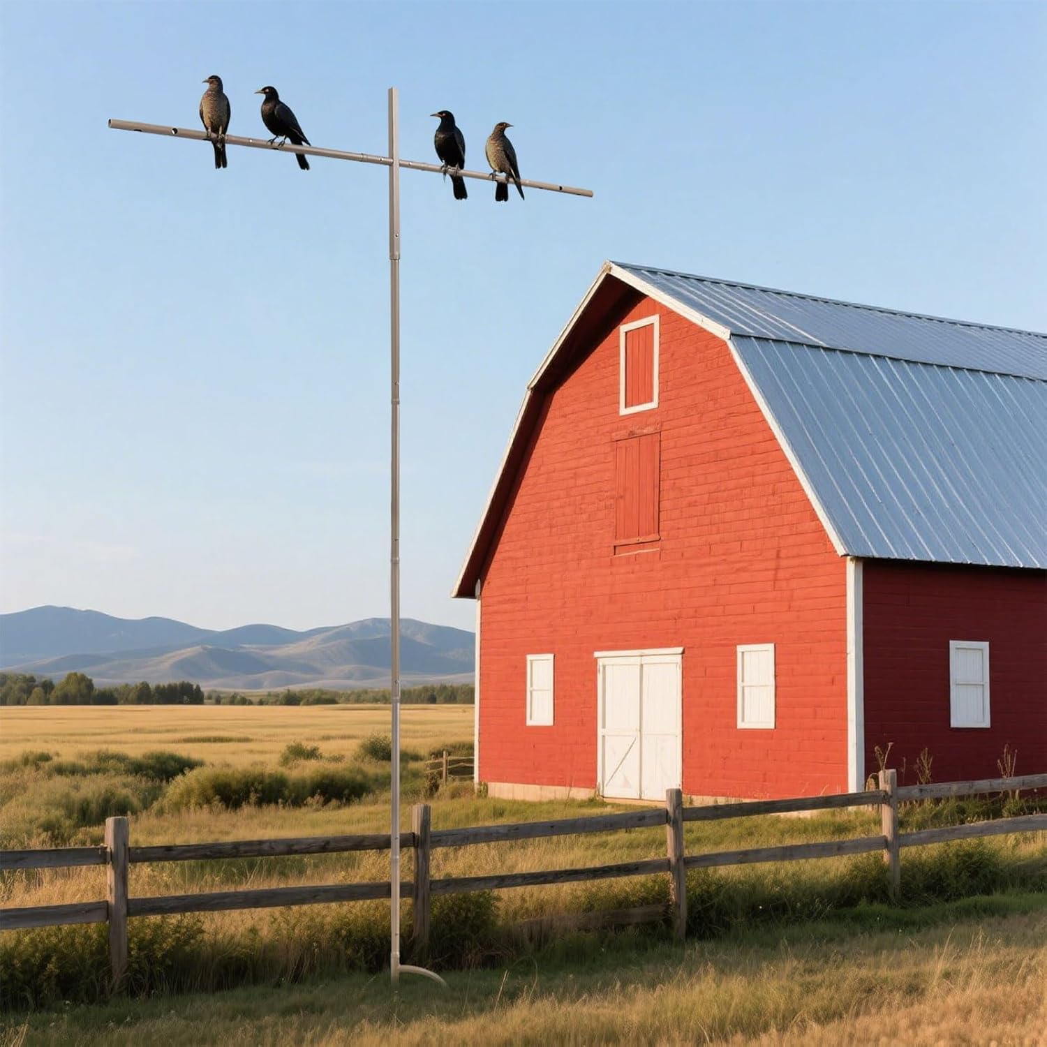 9 Ft Outdoors Dove Tree Mounting Pole,Dove Hunting Accessories for Your Dove Decoy Get Off The Ground (Dove Decoy Not Included)