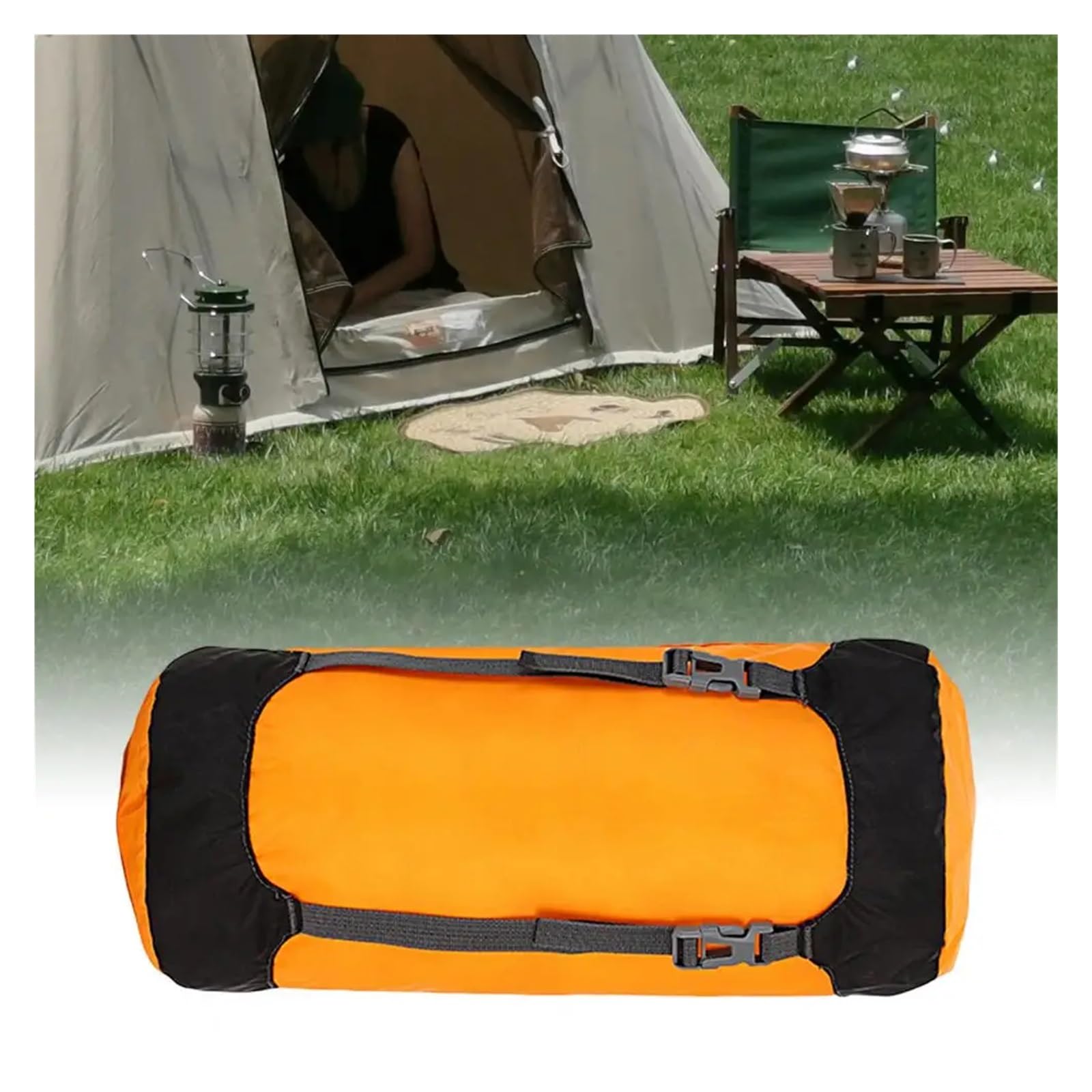 Schlafsack Schlafsack-Kompressionssack, wasserdicht, verstärkt, for Nähen, Kompressionssack, Aufbewahrungstasche for Camping-Schlafsäcke