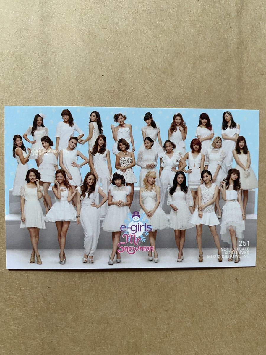 E-girls 全メンバートレカ E-girls 全メンバートレカ