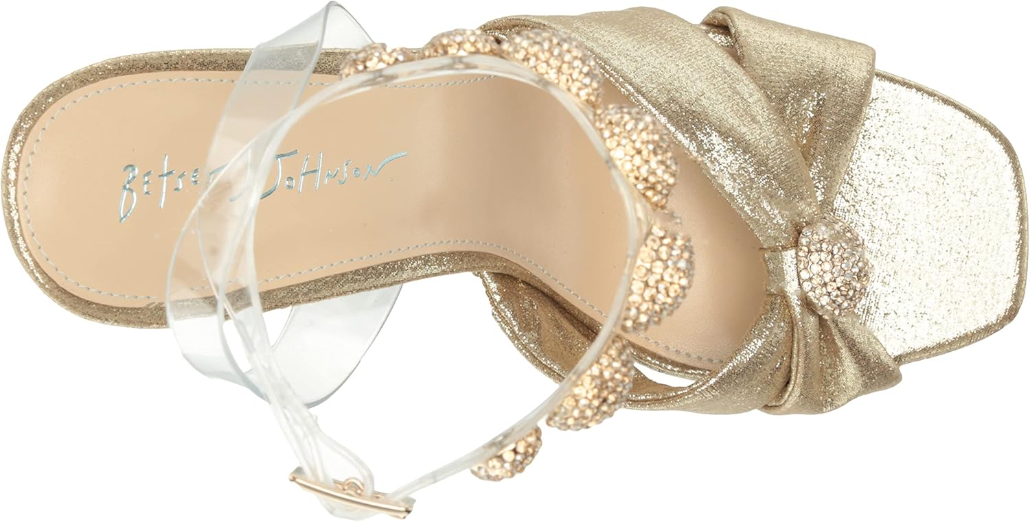 Betsey Johnson womens MasonHeeled Sandal