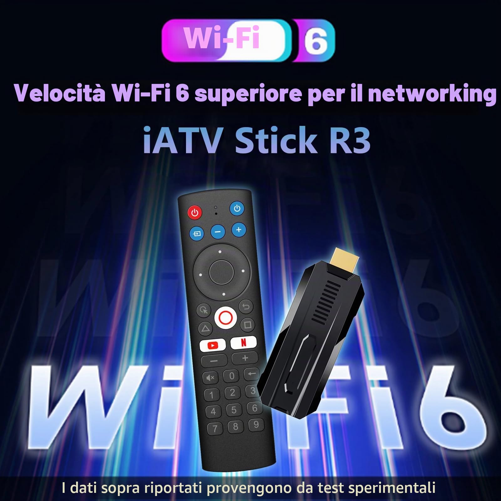 BOXPUT R3 TV Stick, Android 13 TV Stick, 2G 16G 4K Max Streaming, Dual WiFi6 2.4G/5G BT5.0 8K Decodifica TV Stick, con telecomando Bluetooth vocale isolamento a infrarossi