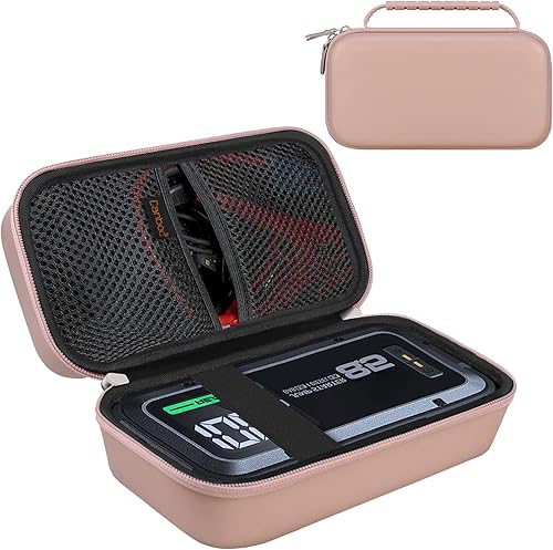 Canboc Estuche rígido de transporte para Alpha85 Jump Starter Alpha85S Jump Starter 2000 Amp 20000mAh arrancador de automóvil, bolsa de malla para