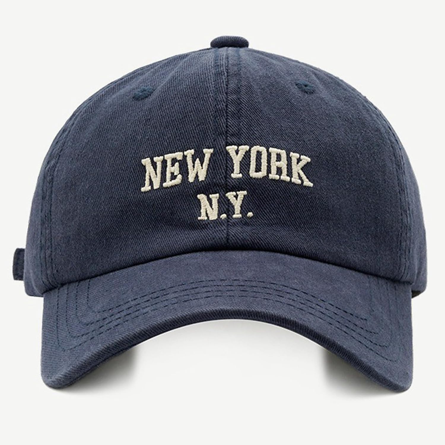 New York Baseball Hat for Women Adjustable Embroidery 100% Cotton Trucker Hats Classic Vintage Baseball Cap - Image 2