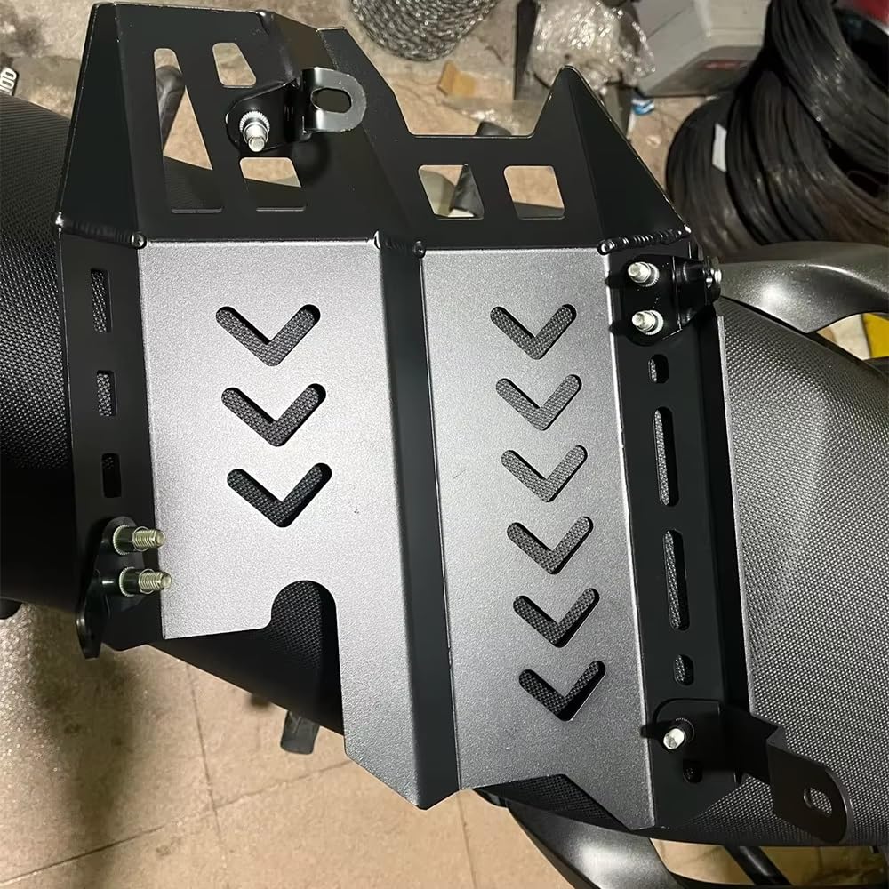 Protección Chasis Motor para NX500 500NX NX 500 NX400 Y NX 400 Protector Chasis Placa Deslizamiento Y Protector Cárter Cubierta Protectora Motor Motocicleta Cuerpo Protector Chasis(Negro)