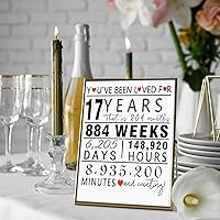 Vista 6 de Tarjeta de feliz cumpleaños 17 para hijo, hija, sobrina, sobrino, regalo perfecto de cumpleaños 17 para niñas y niños, magnífica tarjeta