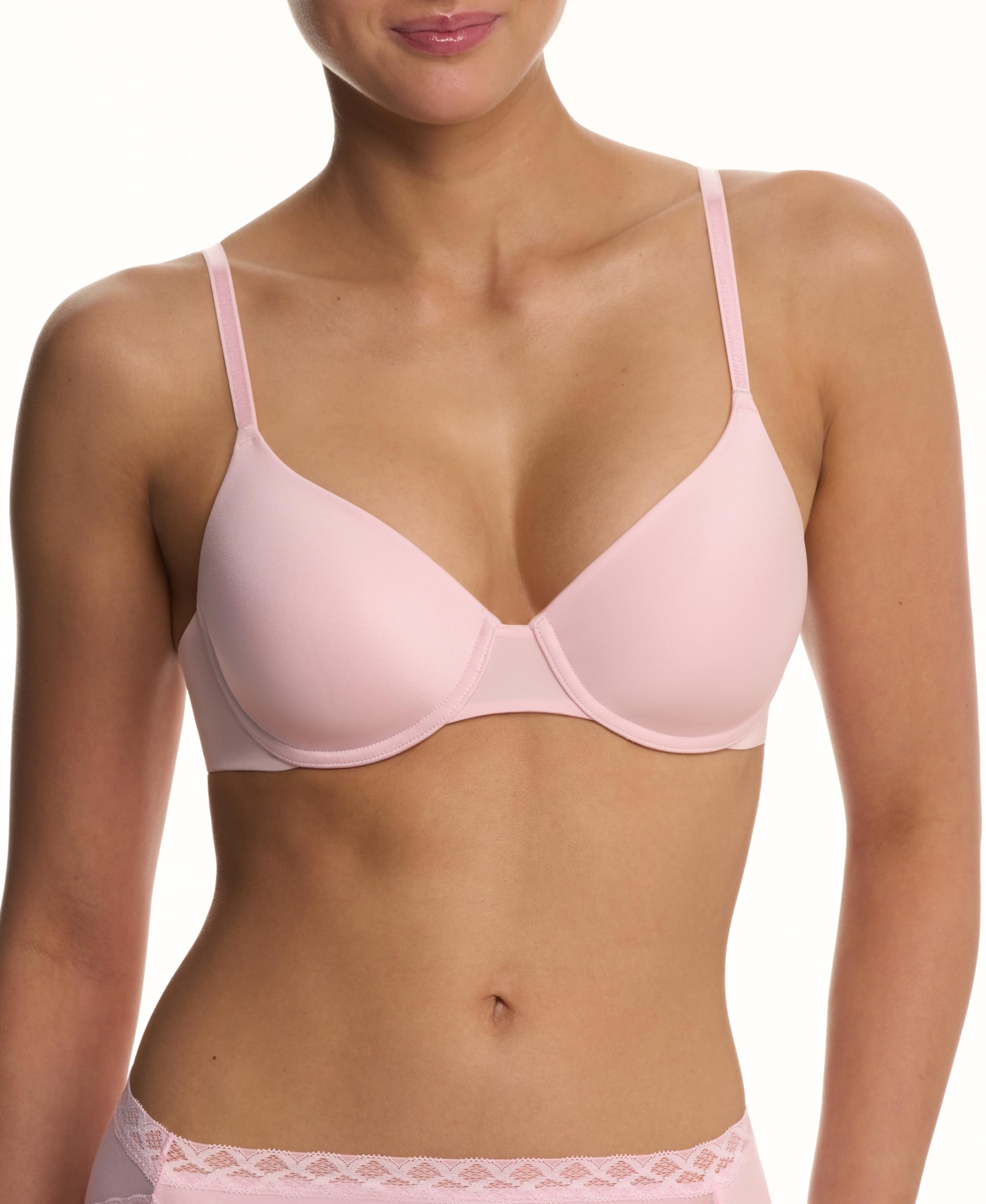 Photo 1 of Natori Women's EverFit Seamless Convertible T-Shirt Bra 721362, Delicate Rose, 32DDD