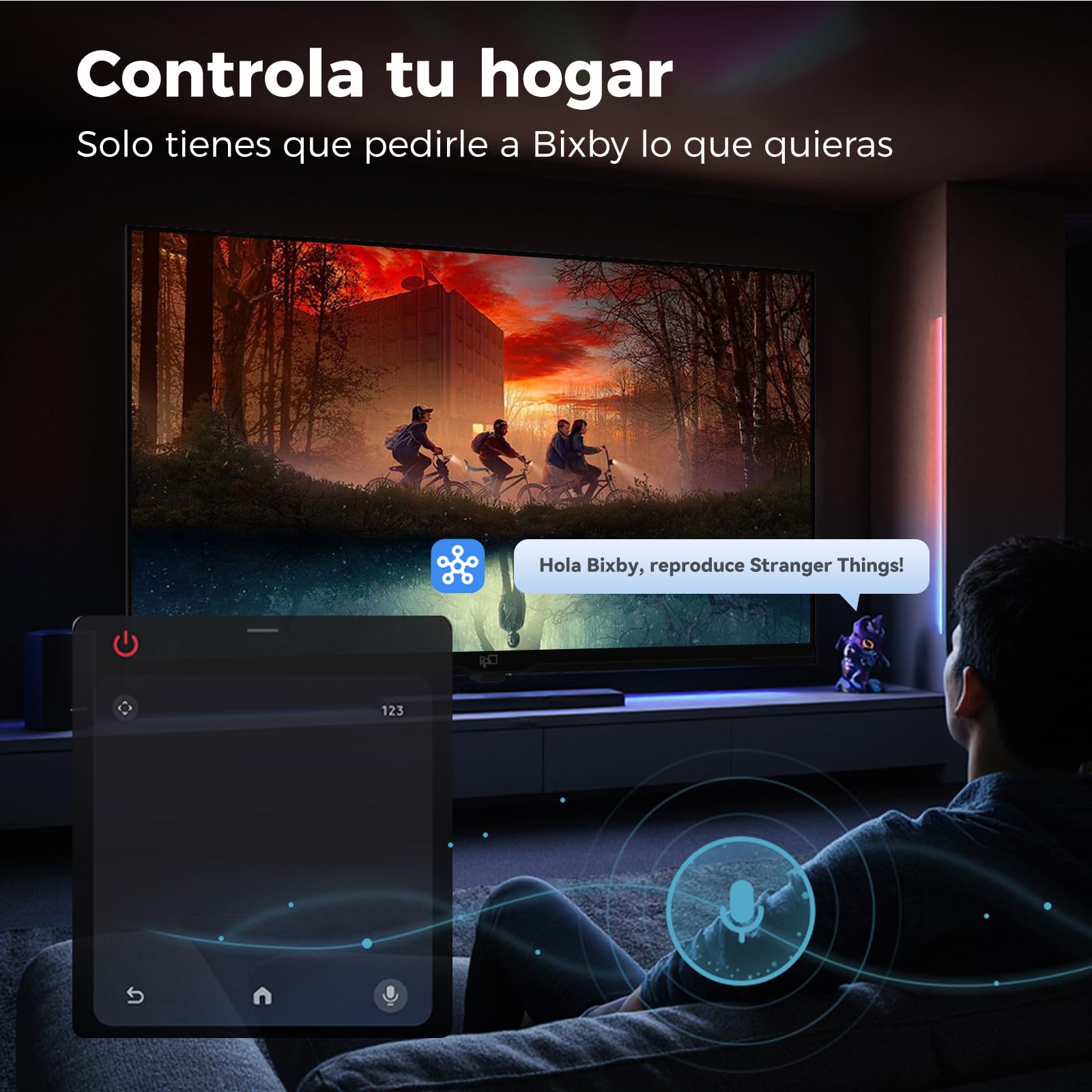FPD Smart TV 43 Pulgadas Televisor Full HD 1080p Tizen OS Pantalla Plana | 350+ canales gratis Samsung TV Plus, Audio Dolby, HDR10, Gaming Hub juegos en la nube, SmartThings, Miracast