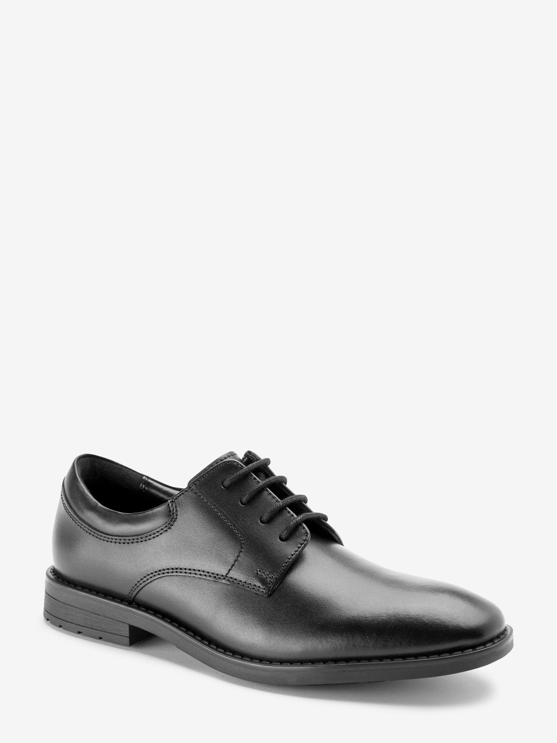 NEXT Jungen Standard Schlichte Lederschnürschuhe für die Schule