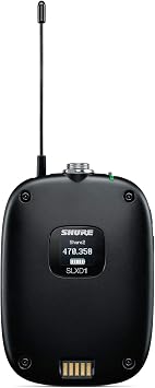 Shure SLXD14D Dual Channel Digital Wireless System with Two SLXD1 Bodypack Transmitters - Microphones and/or Instrument Cables Sold Separately | G58 Band (SLXD14D-G58)