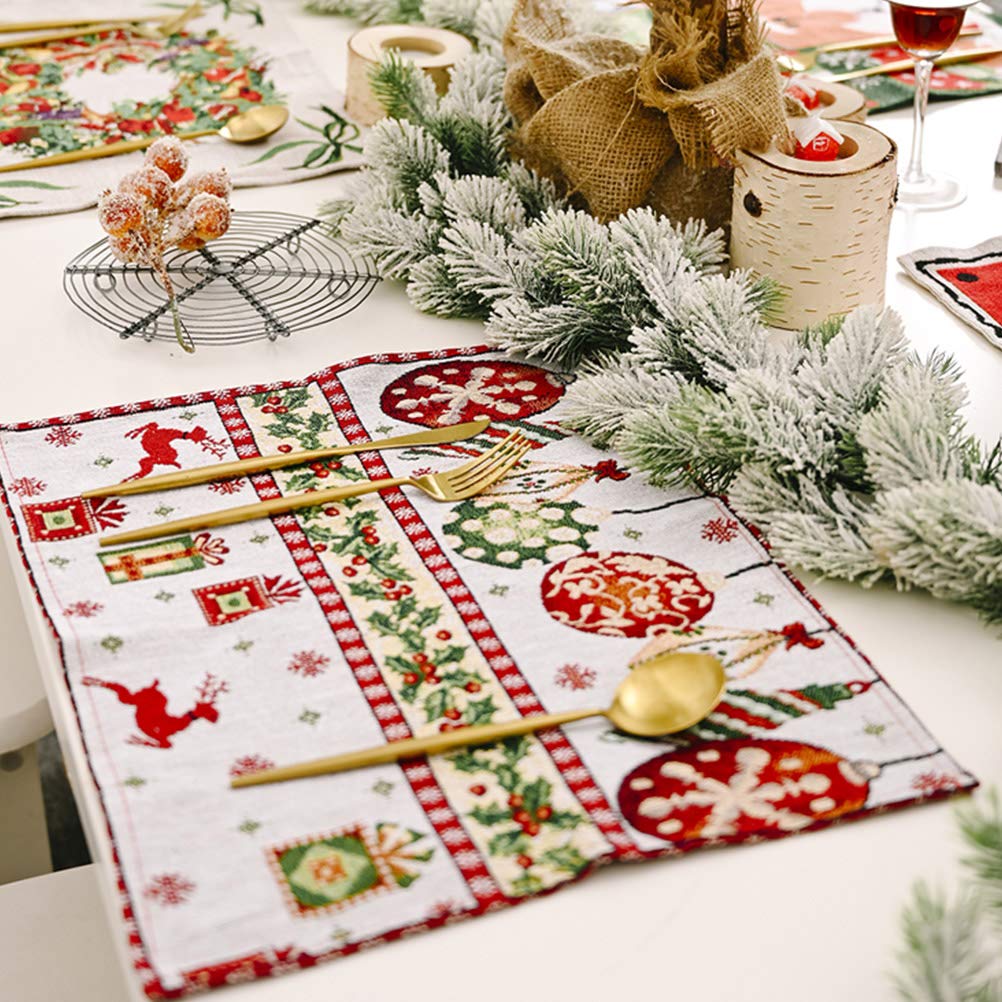 クリスマステーブルマット4枚セット Amazon｜Pichidr-JP クリスマスプレースマット 4枚セット ランチョン