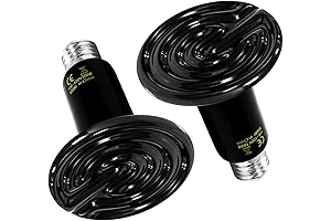 Simple Deluxe 100W Ceramic Heat Emitter Reptile Heat Lamp Bulb