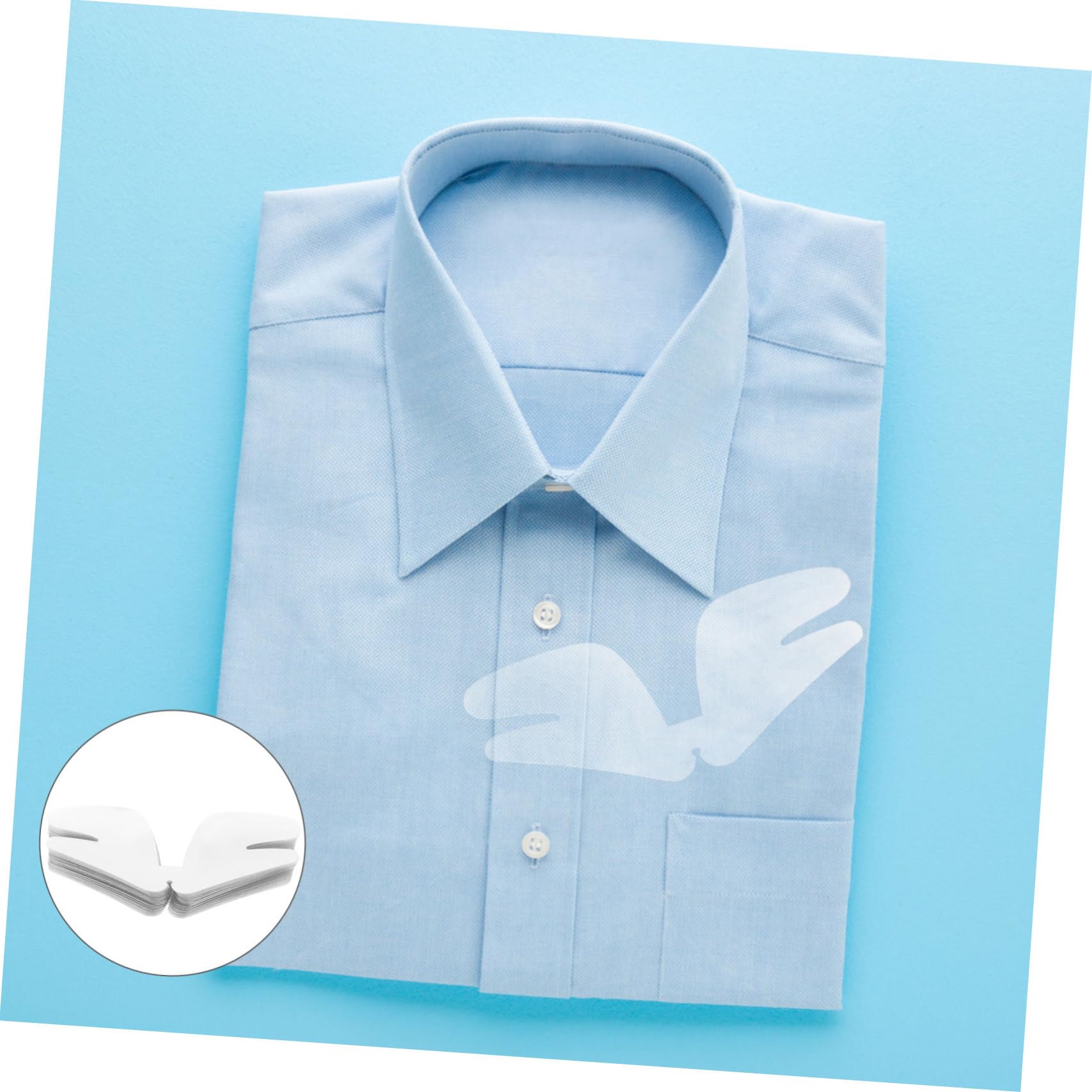 LIFKOME De Plástico Collar Brace Collar De La Camisa Talladora Collar Se Queda Camisa Se Queda Para Los Hombres Protectores De Cuello Para Camisas De Hombre Collar Talladora Para Los