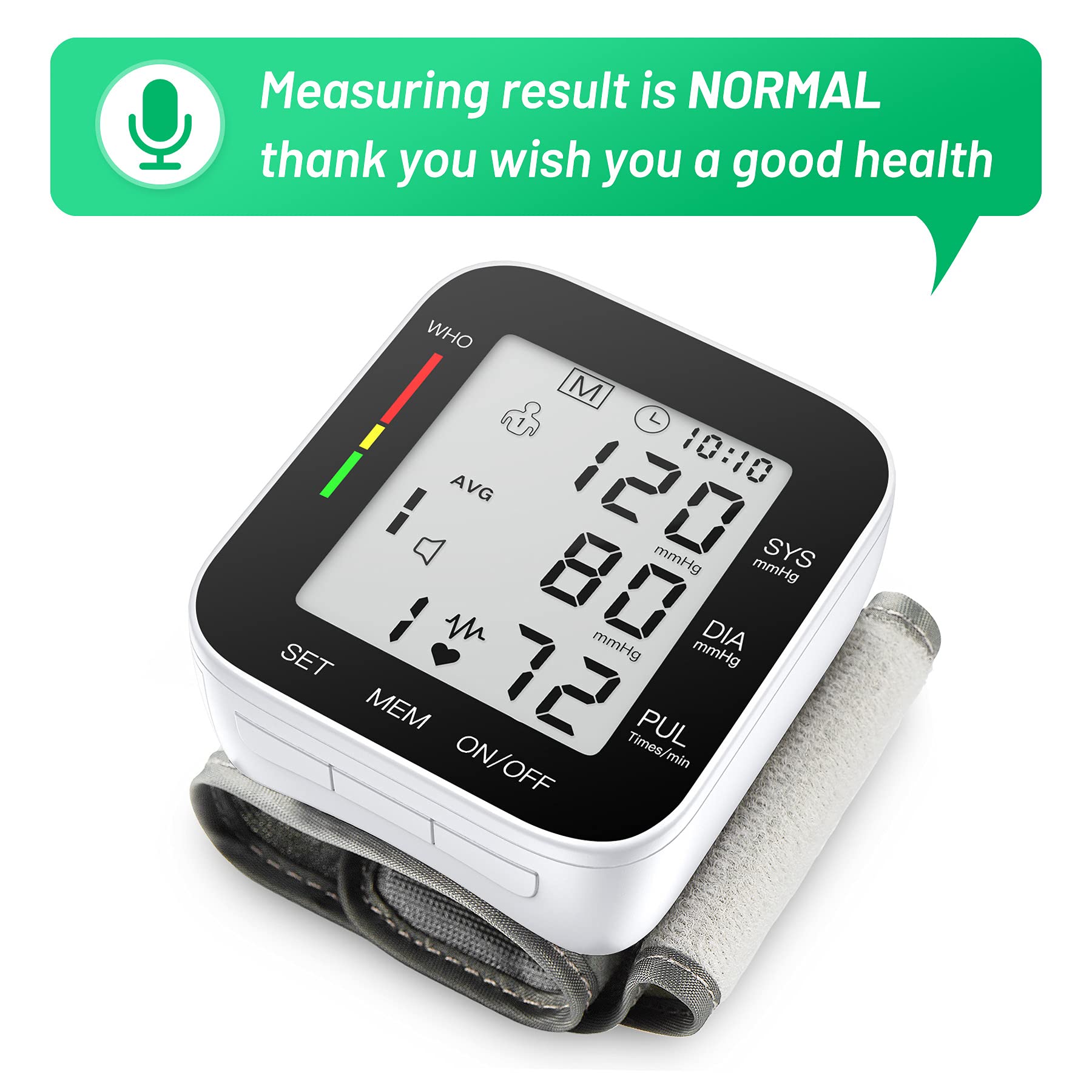 Buy AMZ VISION Blood Pressure Monitor, Digital Wrist Blood Pressure