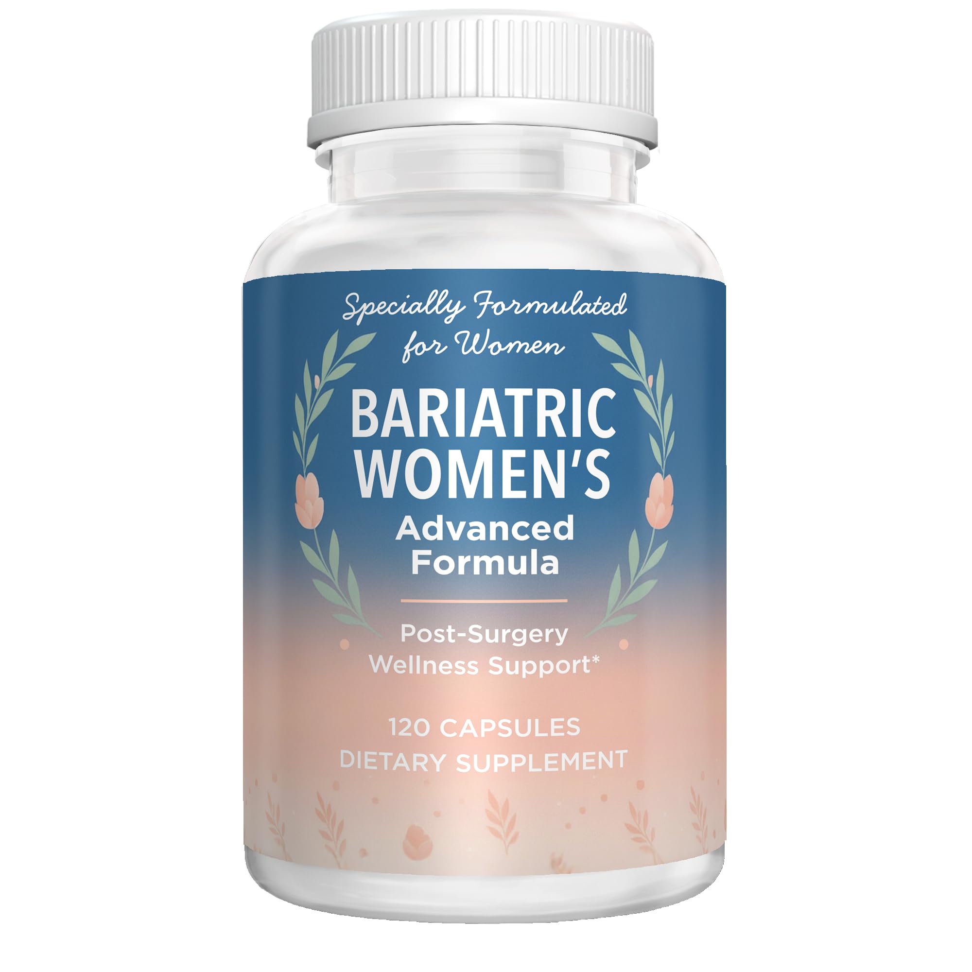 Allotro Labs Bariatric Women’s Advanced Formula – Liquid Multivitamin for Women After Bariatric Surgery, 120 Capsules (60-Day Supply) – Gentle on Stomach, Fast Absorption, 42 Superfood Blend