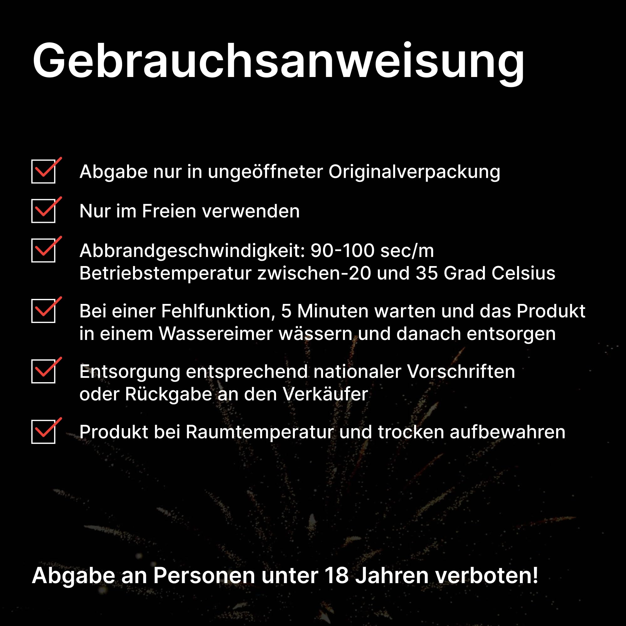 Vama Zündschnur für Feuerwerk & Feuerwerkskörper, langsam brennend – 100m Rolle grüne Visco Anzündlitze 2,0 mm, 90-100 Sek./Meter – Knallschnur für Anzünder & Fernzünder