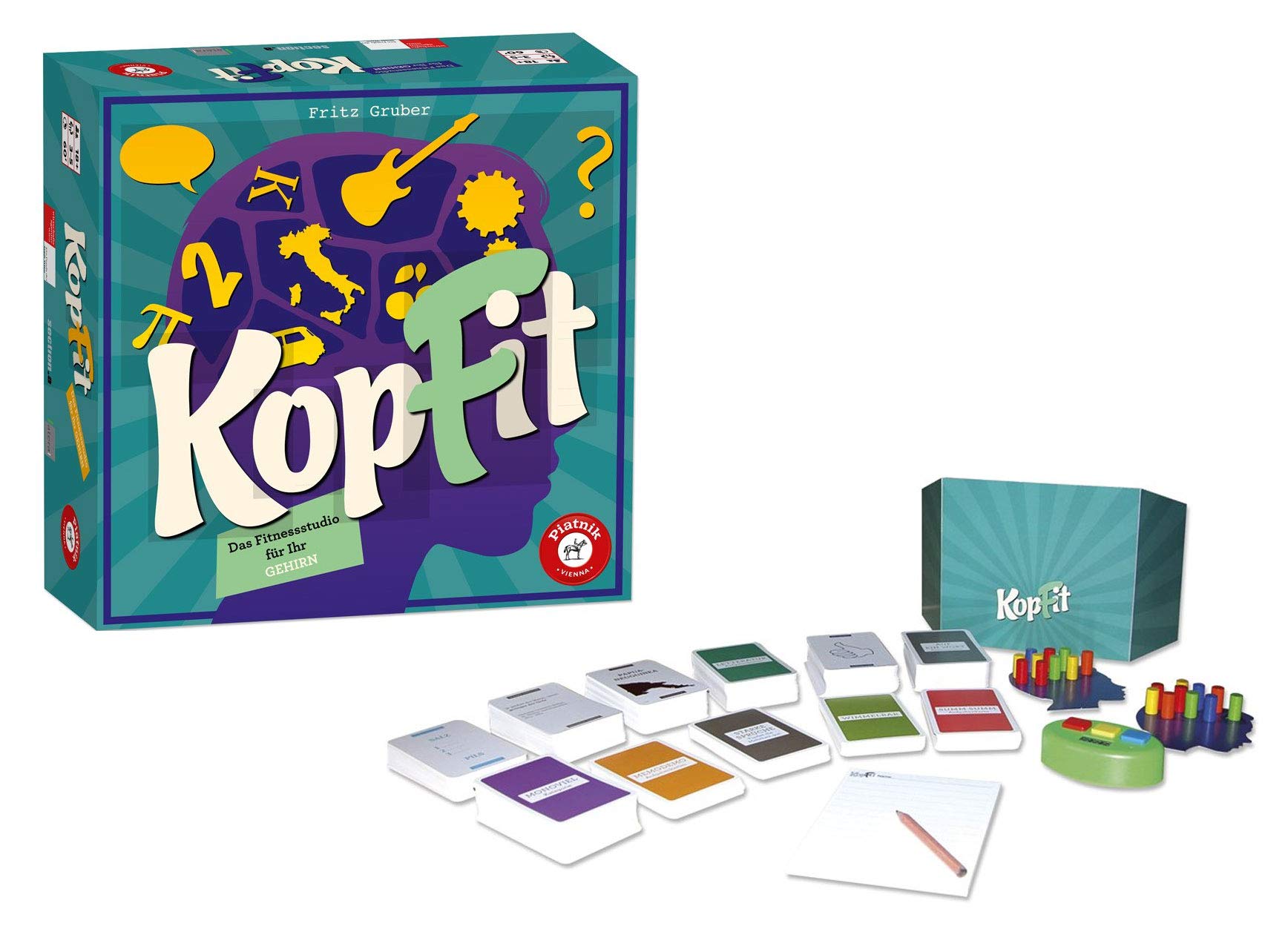 Piatnik 6340 - Kopfit, Gioco da tavola [Lingua Tedesca]