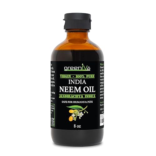 Miniatura 2 de Greenive - Aceite de neem - Aceite de neem 100 orgánico cultivado - Aceite de neem virgen prensado en frío - Exclusivamente en Tienda 8 onzas