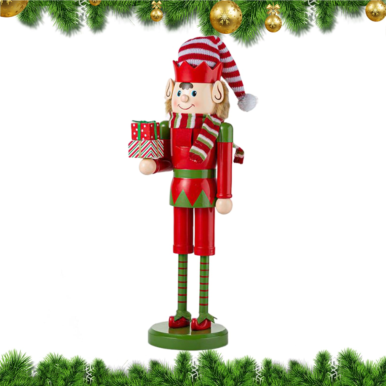 Casse-Noisette de Noël de 38 cm pour remplacer les décorations fragiles et fades