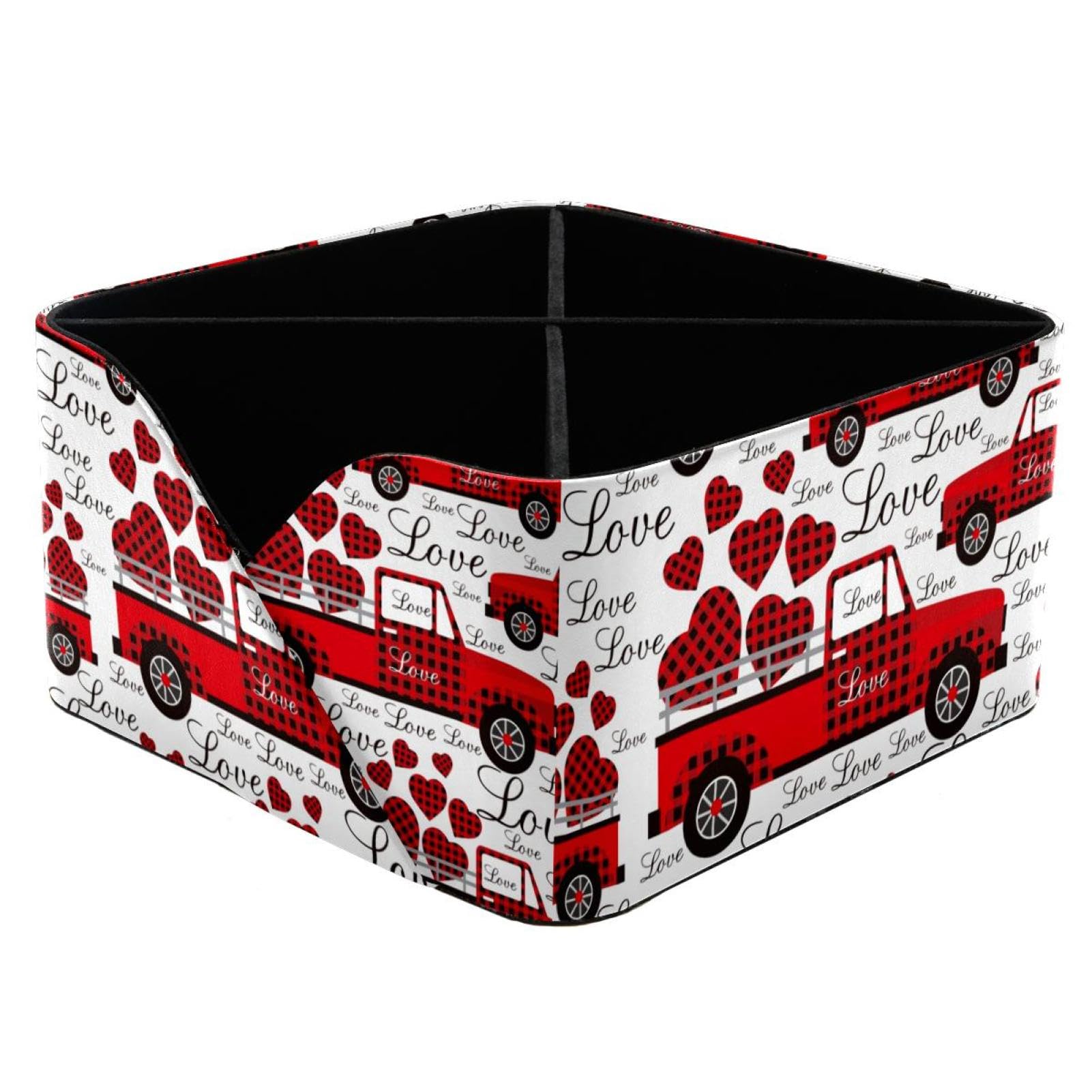 Organiseur de bureau rouge 4 compartiments pour ranger stylos et crayons