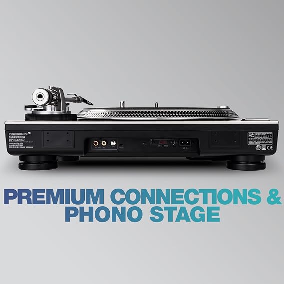 Reloop RP-7000 MK2 Professional Upper Torque Turntable System, Silver