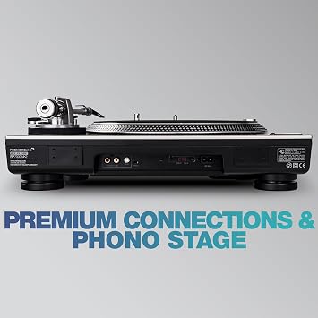 Reloop RP-7000 MK2 Professional Upper Torque Turntable System, Silver