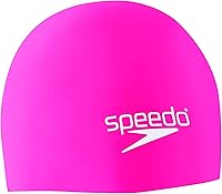Speedo Elastomeric Silicone Swim Cap - Latex-Free, Snag-Free Comfort, Stretchy Fit for Long Swims Unisex Adult