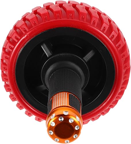 Rueda ergonómica para abdominales para gimnasio en casa con asas antideslizantes, construcción y resistencia constante para entrenamiento muscular