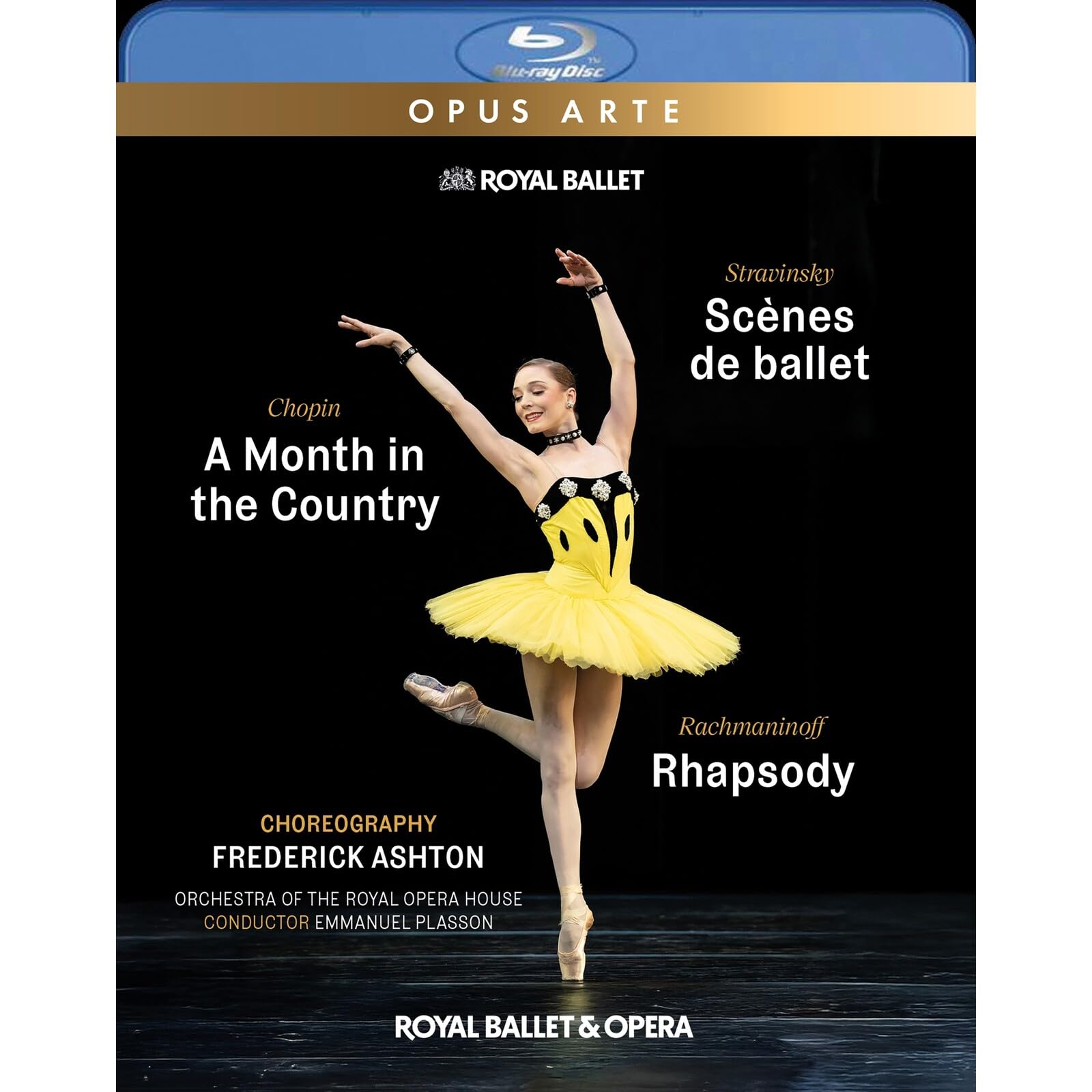 Scenes de ballet / A Month in the Country / Rhapsody [Blu-ray]