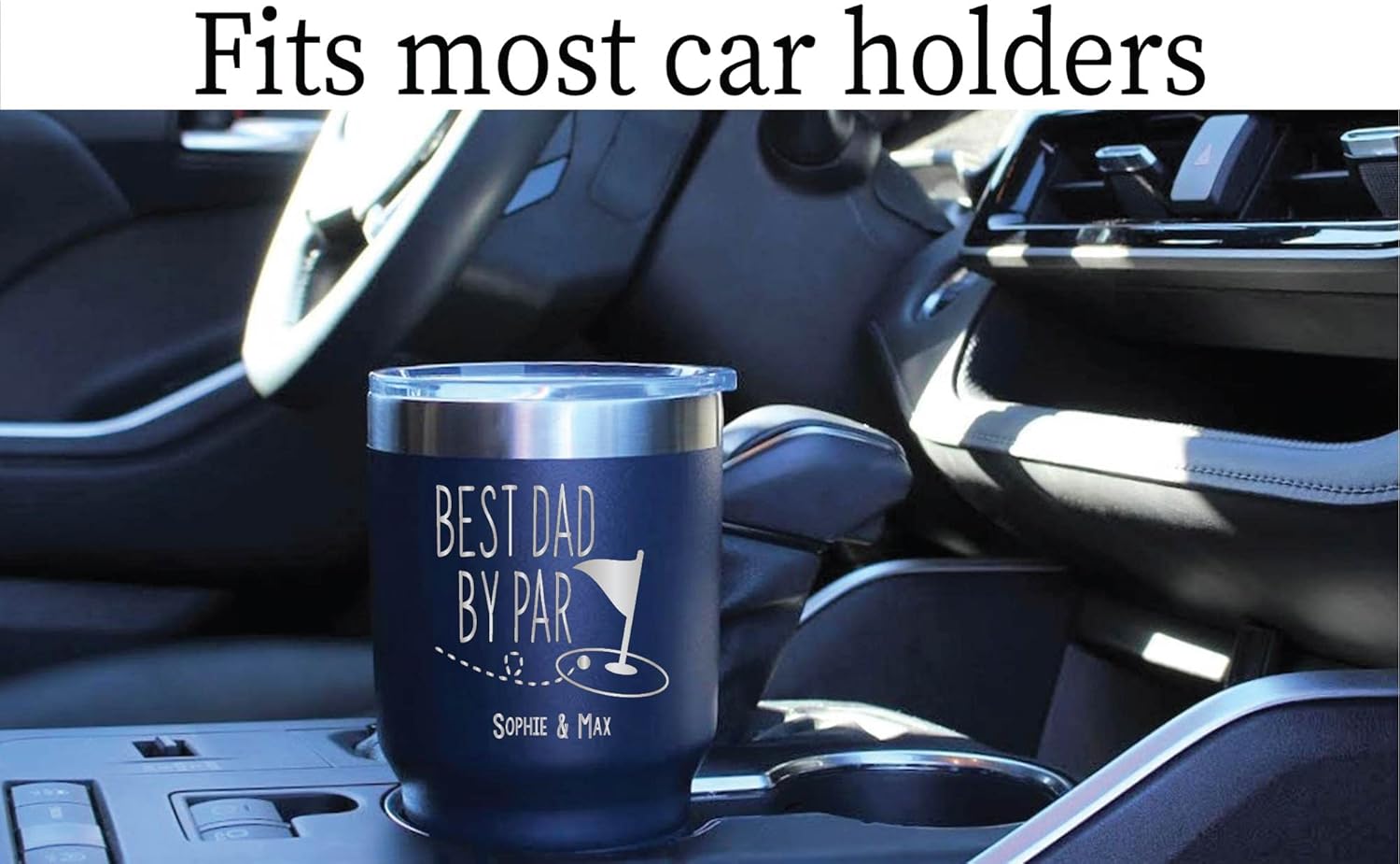 AVITO Personalized Golf Pun Tumbler - 30 oz Tumbler with Lid - Laser Engraved - Vacuum Insulated - Stainless Steel