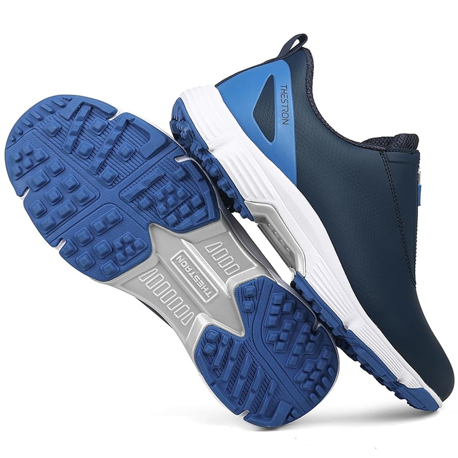 Scarpe Da Golf Uomo PENXZT | Traspiranti E Antiscivolo | Suola EVA Per Comfort Estivo - Foto 6