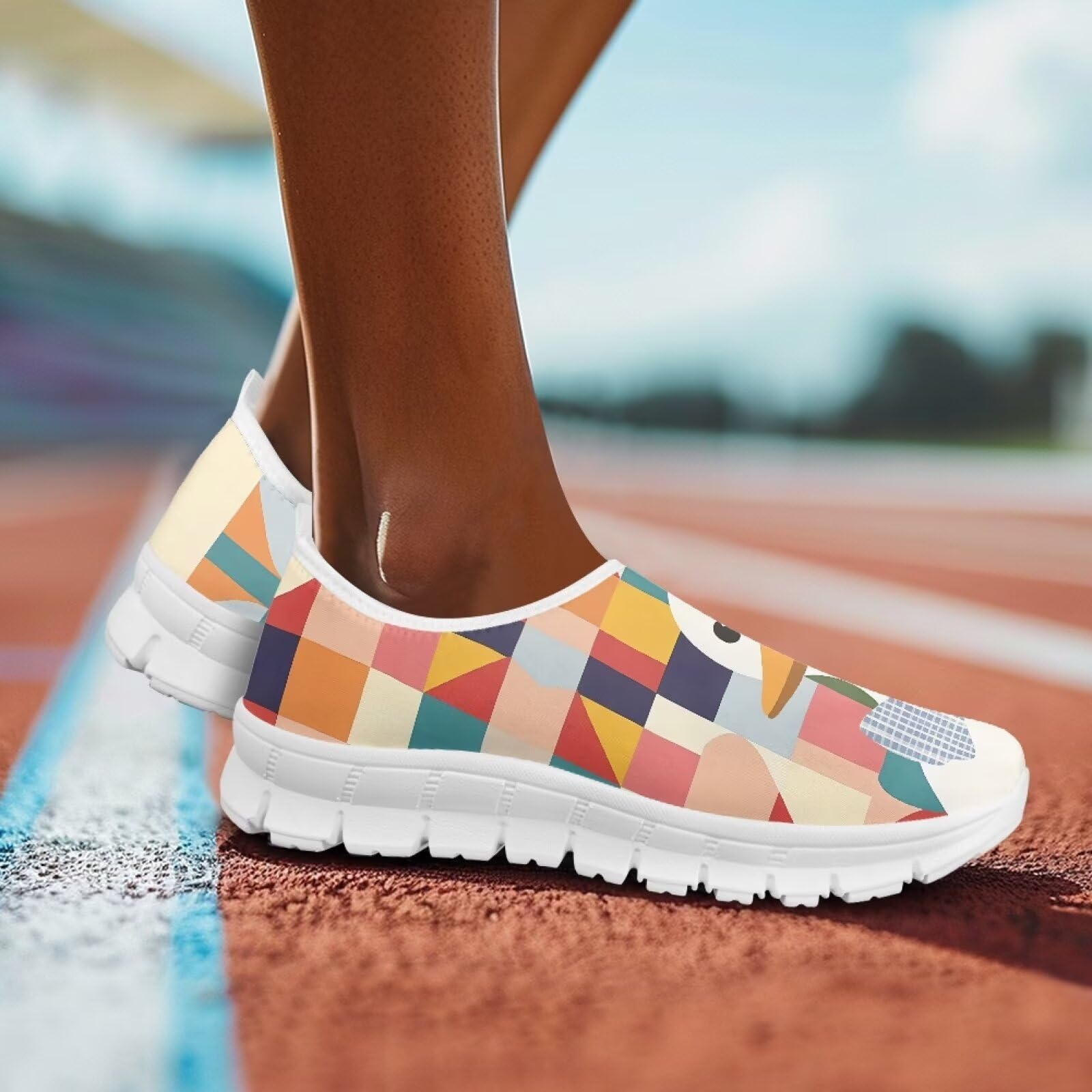 Scarpe da passeggio da donna senza lacci, traspiranti, antiscivolo, con supporto ad arco, scarpe da ginnastica, mocassini, viaggi, feste, tennis, case, suola bianca