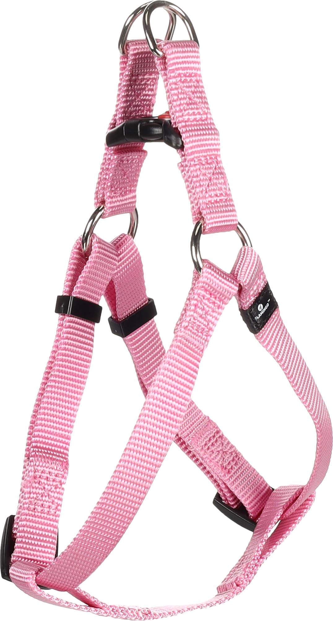 Flamingo Dog Harness Step&Go Ziggi Pink XL 60-90cm 60-90cm 25mm