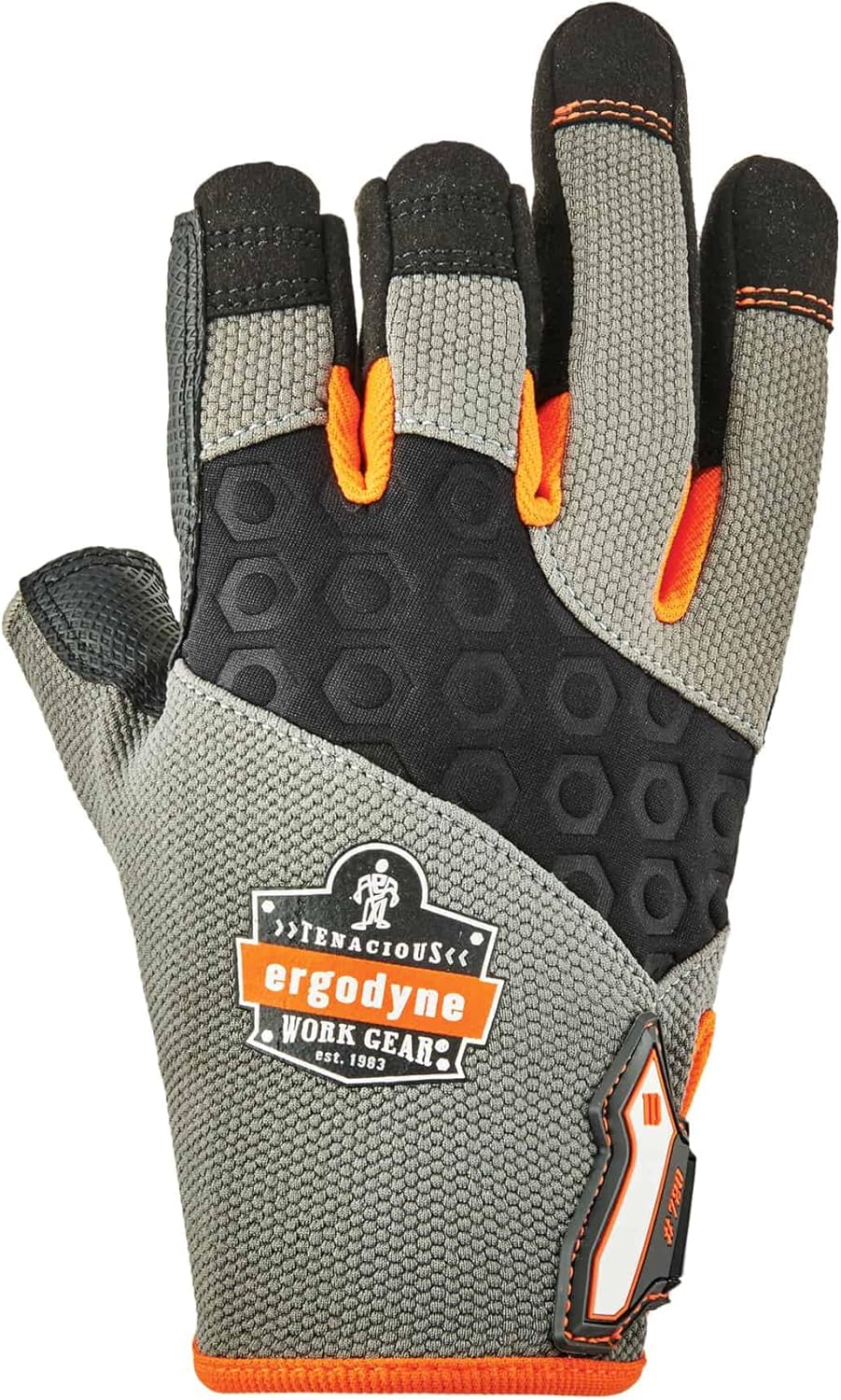 ProFlex 720 Framer Work Glove, High Dexterity, Padded Palm, XX-Large,Gray