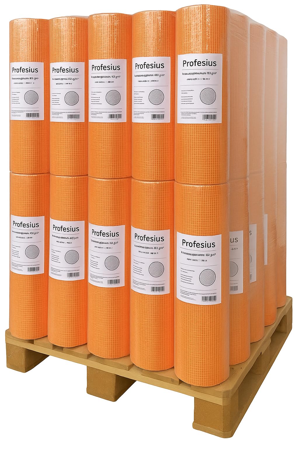 Armierungsgewebe 1m x 50m - 160g / m² - orange, Glasfaser Gewebe für Putz, Fassade & Wärmedämmung – reißfest & alkaliresistent