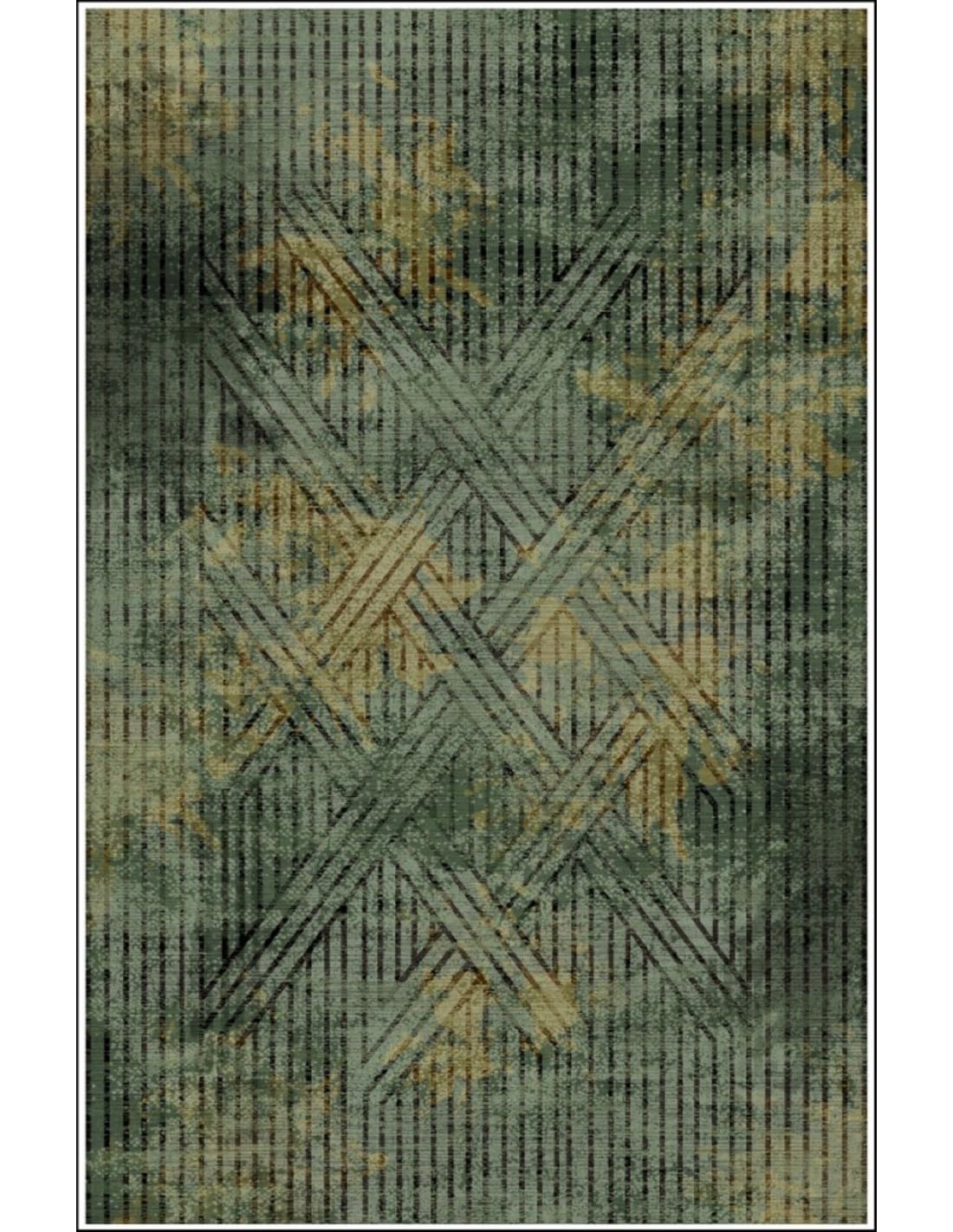 Mani Textile Tapis FISUN Vert 80x150cm