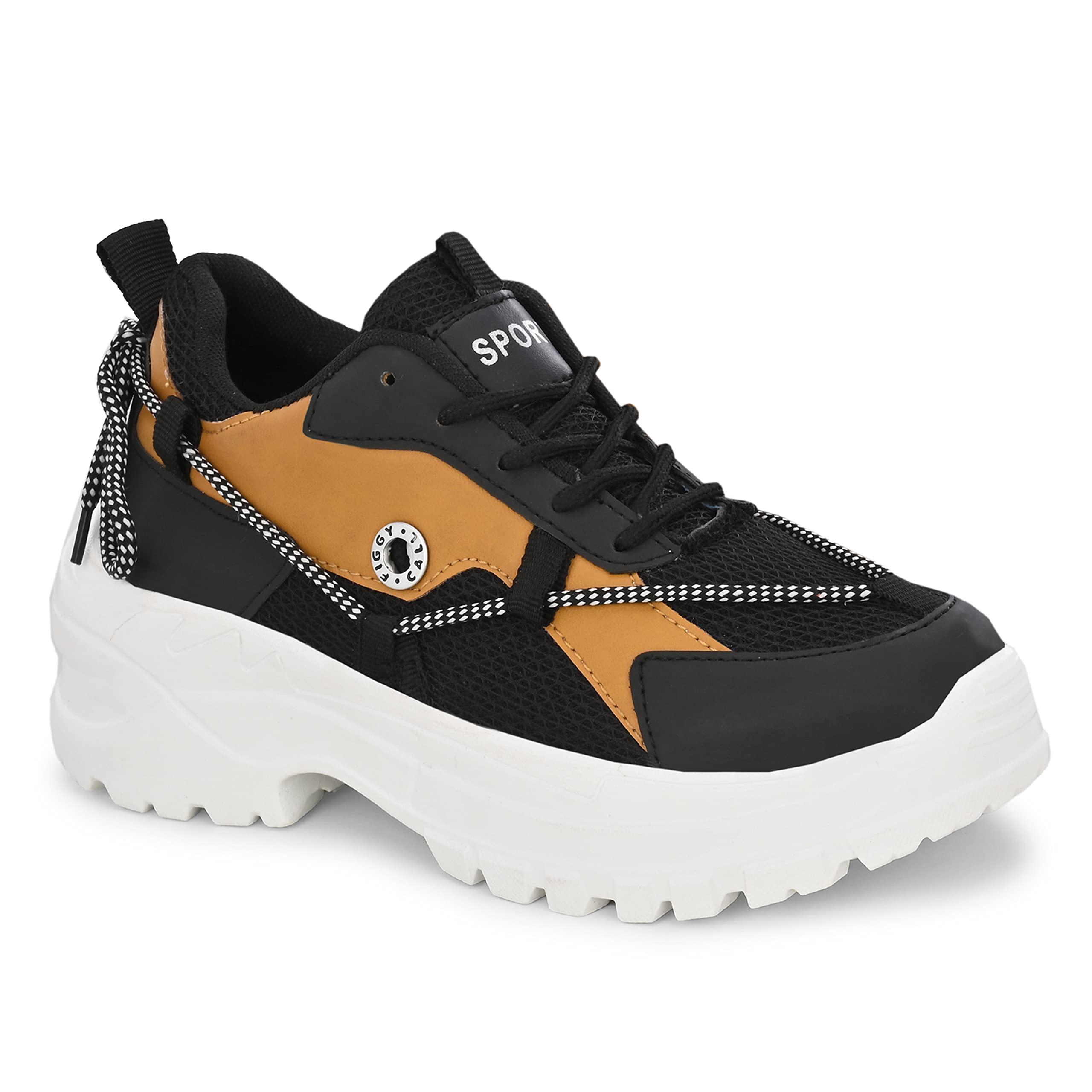 layasa Comfotable Lightweight Casual Sneaker for Women/Girls (Black, Numeric_7) (B0BZVTK8YD) Amazon Price History, Amazon Price Tracker