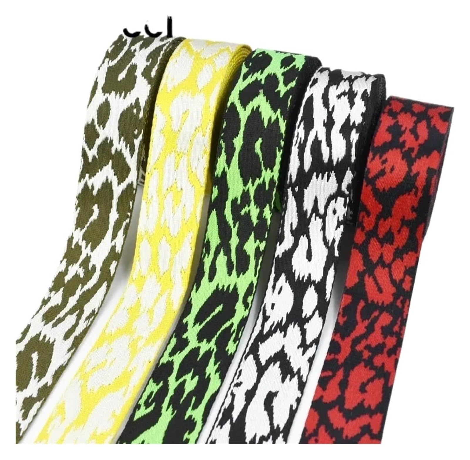 Wstążki do owijania tortów, Wstążka 38 mm do dekoracji paska torby samodzielnego szycia 1-3 metrów(Blackyellow,Select Size Name)