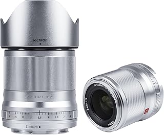 VILTROX AF 33mm f/1.4 Z Lens for Nikon Z Mount Z5 Z50 Z6 Z7 II ZFC Cameras(Auto Focus, APS-C) Silver