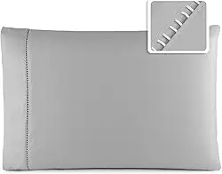 Kit Fronhas Percal Flex 400 Fios com Ponto Palito 70x50 (2, Cinza)