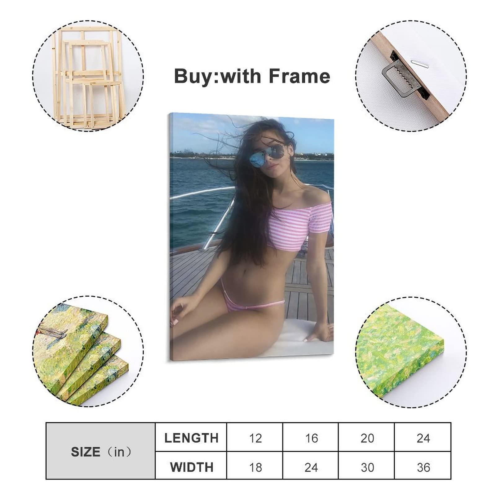 Amazon.com: Hailee Steinfeld - Póster sexy de chica caliente, pintura de  obras de arte, arte de pared, impresiones en lienzo, imagen colgante,  decoración del hogar, pósteres de regalo, 08 x 12 pulgadas (