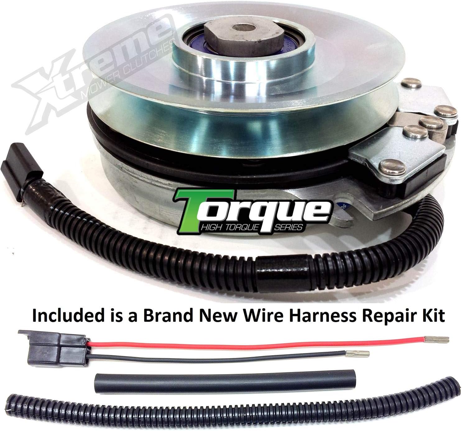 Outdoor Power Xtreme Equipment New X0206-K PTO Clutch W/Wire Harness Repair Kit Compatible with/Replacement for Yazoo Kees 106880 539106880 1.000 Crankshaft, 6.31" Pulley, Counter Clockwise Rotation