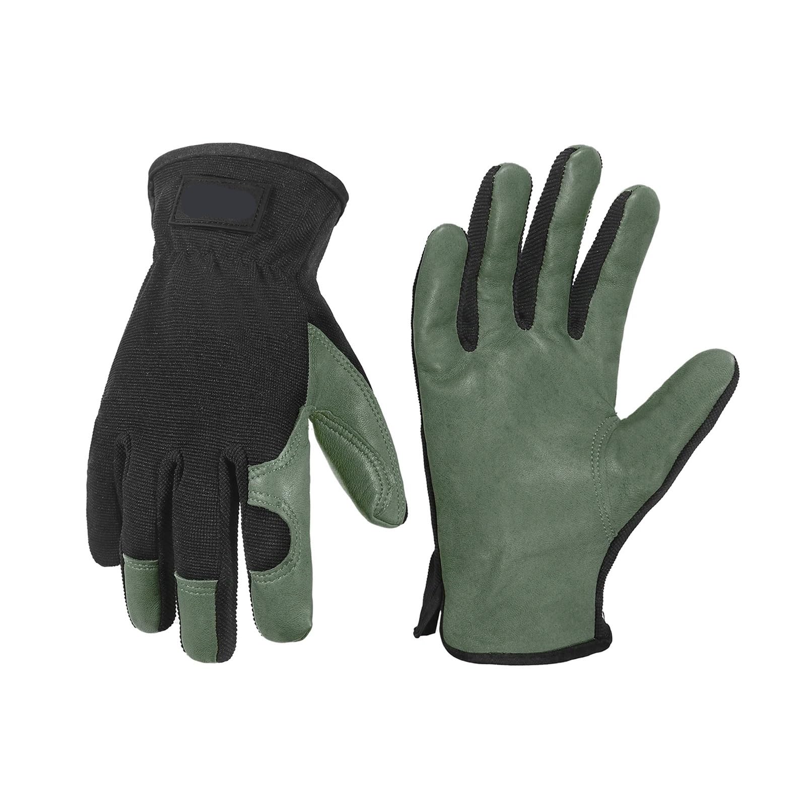 Guantes De Trabajo De Invierno Guantes de Cuero for jardinería, Guantes de Trabajo utilitarios for mecánicos, construcción, Conductores, diseño Transpirable de destreza para Jardín, Granja(XL)