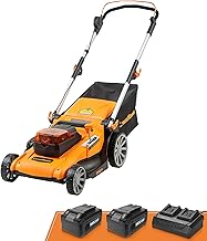 LawnMaster CLMF4819A 48V MAX* 19-inch Brushless Cordless Mower with 2X24V MAX* 4.0Ah Battery and a Dual Charger