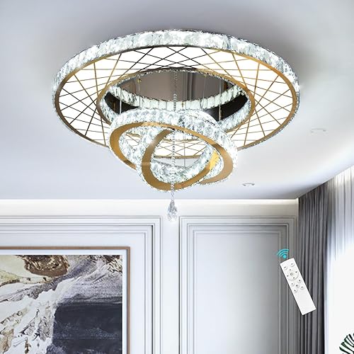 Miniatura 8 de HAIXIANG Lámparas de dormitorio modernas para sala de estar, lámparas de techo para comedor, lámparas de techo para comedor, lámparas de araña de