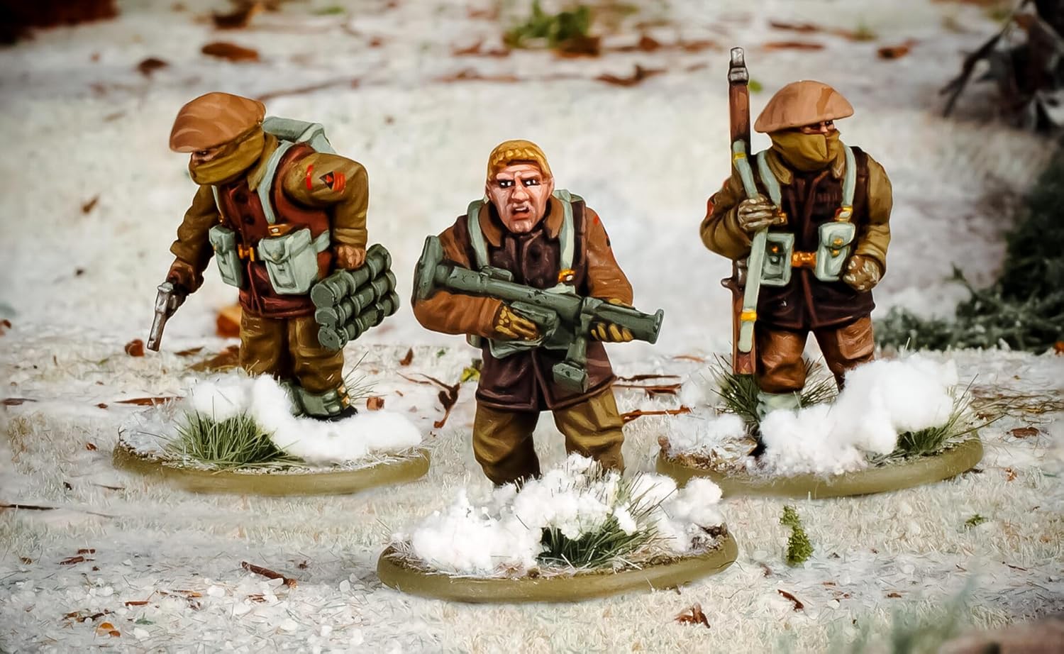 Warlord Games British & Canadian Infantry (Winter) Platoon - 28mm Scale Plastic Miniatures for Bolt Action Highly Detailed World War 2 Miniatures