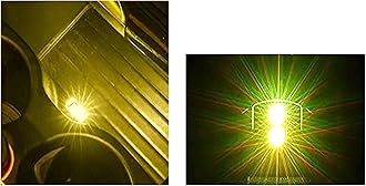 ICBEAMER USB Type-A LED Night Light 2-Pack (Yellow) | Plug-in Universal Fit Automotive Accessory for Car Interior and Trunk Ambient Atmosphere Lighting