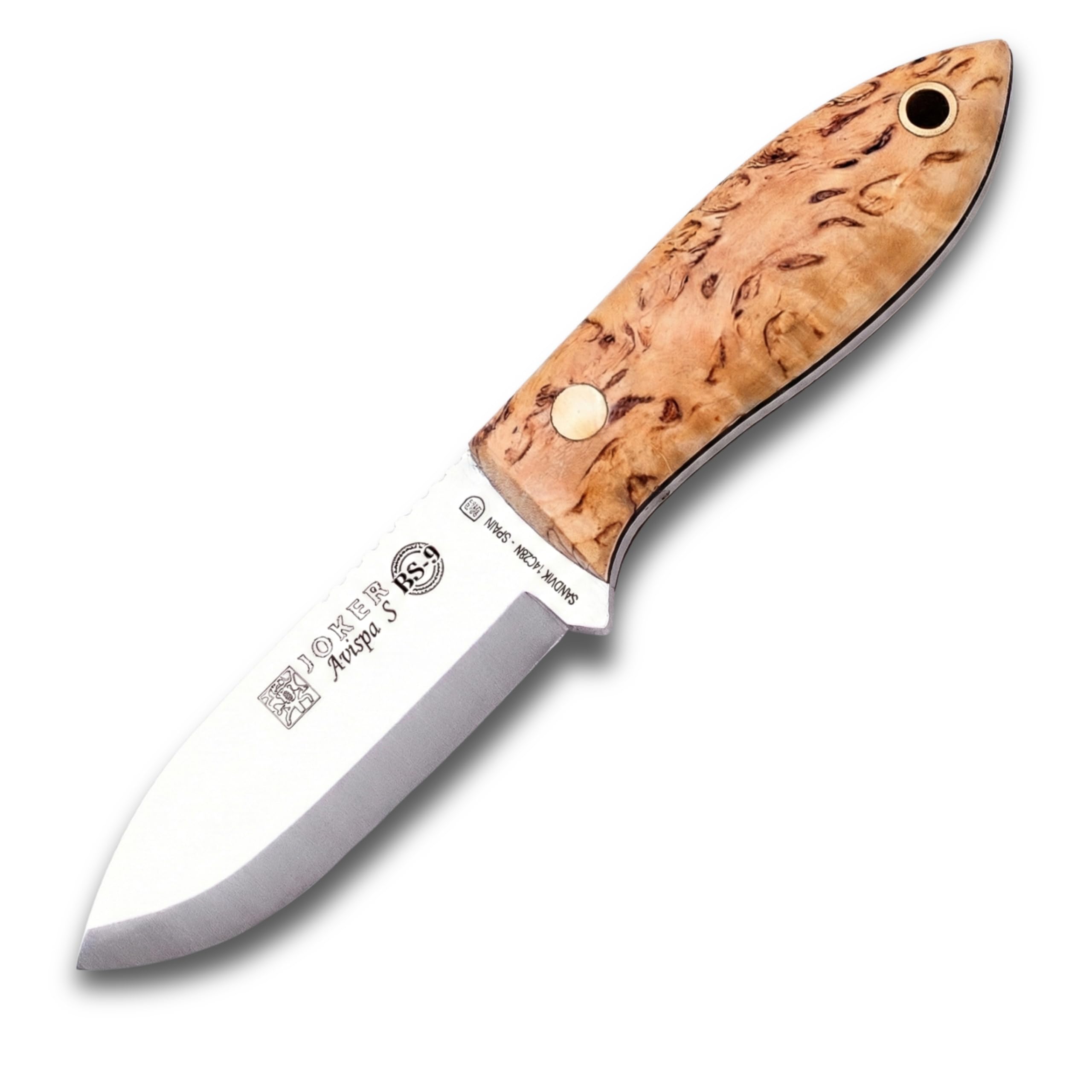 Amazon.com : Joker Bushcraft Avispa S CL121, curly birch wood
